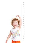 Children’s Height Measuring Sticker - 0-200cm Transparent Growth Chart, Waterproof Removable Wall Ruler for Tracking Kids Growth Progress | Height Chart for Nursery, Bedroom, Kindergarten