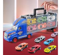 Children s Inertial Trolley Storage Simulation Container Truck Transformable Portable Multi layer sided with Gift Box Packaging for 3 Years and Up Develops Hands on Organizational Skill