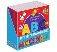 Children’s My First ABC 123 Learning Book for Fun Early Education Activity Book for Toddlers & Preschool Pack of 4