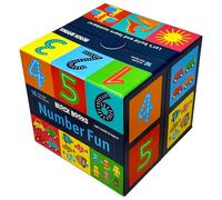Children’s Number Fun Learning 16 Mini Books Collection Box Cube - Educational Board Books for Toddlers, Early Learning Numbers & Counting
