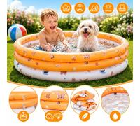 Children’s Paddling Pool Inflatable Round 125 x 29 cm 192 L SunClub