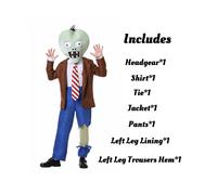 (Children, S) Plants Vs Zombies Cosplay Costume Set Halloween Dress Up Props Adults Kids Gift