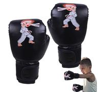 Children’s Punch Gloves - Youth Training Mitts for Boxing with Wrist Strap for Gym Home Practice Ages 3-13, Sturdy Construction Soft Padding Easy Wear Standard Size 9 inches