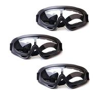 Children’s Safety Glasses-3 Pack of Kids Outdoor Game Protective Goggles Safety Goggles Eyewear for Nerf N-Strike Elite Gun Toy Gun Game Eye Protection & Laboratory Work Safety Glasses