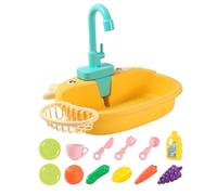 Children’s Sink Faucet Toy - Automatic Flow Play Set, Responsive Educational System | Fun Learning Toy for Kids Girls Boys, Interactive Kitchen, Activity