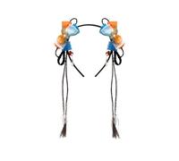 Children ' s Toupee, Braid, Antique Manner Headband, Flower, Accessory Long Braided Wigs Princess