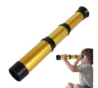 Children’s Travel Telescope - Adjustable Retro Scope, Foldable Pocket Viewer, Mini Adventure Monocular | Durable Expandable Pirate Style Toy, Easy-Grip Telescopic Optical Lens Backyard Fun Exploration