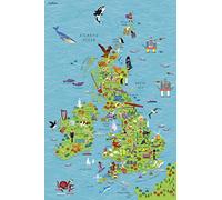 Children's Wall Map of the United Kingdom and Ireland