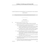 Children’s Wellbeing and Schools Bill Commons insistence on disagreement and amendments to the Commons amendments (House of Lords) HLB 197