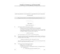 Children’s Wellbeing and Schools Bill Lords disagreement, non-insistence, amendments in lieu, insistence and reasons (House of Commons) HCB 414