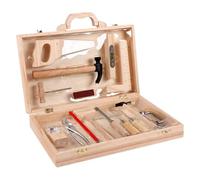 Children’s Wooden Tool playsets - Toddler Workshop Bench Toy, Creative Tools Kit Early Learners | Builder Toolbox Set Kindergarten Boys Girls, Indoor Activity Skills for Development Toy