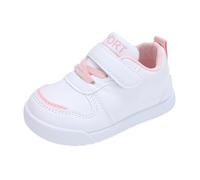 Children Safety Trainers Unisex Cap Toe Leather School Shoes Boys Girls Waterproof Comfy Casual Sneakers Summer Autumn Anti-Slip Walking Shoe Footwear