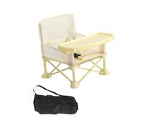 Children Seat Baby Dining Chair Folding Booster Feeding Chair for Infants Boys, Yellow