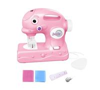 Children Sewing Machine Toy - Mini Craft Stitching Set for Kids Learning Sewing Skills Beginner Practice | Safe Battery Powered Portable Educational Creative Handwork Kit