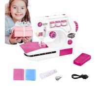Children Sewing Machine Toy - Portable Mini Electric Machine, Creative Crafting Learning Tool, Durable Pretend Play Kit, Safe Beginner-Friendly Sewing Toys | Kids Arts And Crafts Home School Activitie