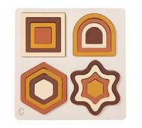 ＡＷＨＡＯ Children Shape Puzzle Wooden Shape Sorter Matching Board Puzzle Educational Toy Preschool Activity Fine Set Suitable for kindergarten centers playdates, Malard Shape 3D Puzzle C