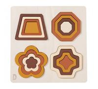 ＡＷＨＡＯ Children Shape Puzzle Wooden Shape Sorter Matching Board Puzzle Educational Toy Preschool Activity Fine Set Suitable for kindergarten centers playdates, Malard Shape 3D Puzzle D