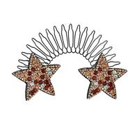 Children Shining Star Hair Combs Broken Hair Artifact Insert Comb Invisible Sweet Accessories Hairpin Professional Styling Cool