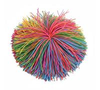 Children Shuttlecock Feather Shuttlecock Kickball Playground Toy Silicone Thread Body Suitable for Exercise Physical Education Recreation, Large Size, 10cm, Adult Model