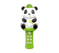 Children Singing Microphone - Cartoon Panda Karaoke Toy, Wireless Interactive Unit with Sound Effects | Ideal Early Learning Pretend Boys Music Fun Encouraging Playful Creative Development