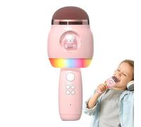 Children Singing Microphone - Song Toys Led Lights, Cartoon Karaoke | Portable Singing Supplies, Pickup Speaker Girl Boy Children Adults, Perfect Gadgets Girls Special, Inside the Car,