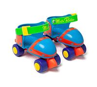 Children Skates My First Skates Adjustable. 4 wheeled and Inline Skates 3 In Line. Different models and colours. (Blue, 4 Wheels)