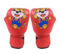 CHILDREN SPARGH GIETS - 9.84 Inch Youth Boxing Gloves, PU Leather Punching Gloves, Cartoon Pattern Sparking Punching MITT | Breathable Junior Boxing Training For G