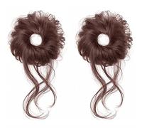 Children Synthetic Hair Bun Extension Effortless Messy Look Bun Elastic Band Great For RolePlay And Fast DressingUp Cosplay Piece For Kids