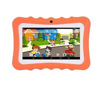 Children Tablet 7 Inch Display Screen Dual Camera Android Quad-core WiFi Version Early Educational Learning Machine Gift for Toddlers Children