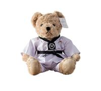 Children Taekwondo Plush Teddy Bear Black Belt Sitting height 30cm