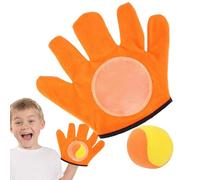 Children Throw Ball Sucker Toy,Outdoor Set Catch Racket Suction Cup Toys Catch Gloves Paddle - Paddle Parent-Child Sports Toys Racket for Kids
