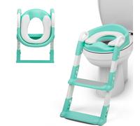 Children Toilet Seat & Ladder Toddler Training Step Up Easy Fold Down For Kids
