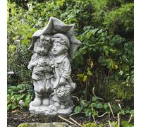 Children under the Umbrella after Harvest Garden Ornament