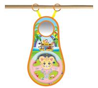 Children Wheel Toy - Car Driving Play Relax, Pretend Auto Steering Wheel, Child Safe Rounded Edges, Simple Mounting System Lights Music Vibrate | Learning Travel Tool for Kids Journeys