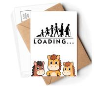 Children Women Old People Postcards Envelopes Cards Mailing Year Horse