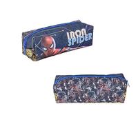 Children's 20cm Pencil Case Holiday, Back to School - Iron Spiderman