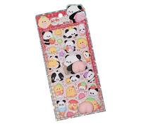 Children's 3D Sticker Panda Cute Aesthetic Sticker Decoration - Animal Journaling Decals | Suitable for Mobile Phone Cases, Scrapbooking, Diaries, Laptops, Crafts, Children, Girls, Women and