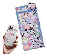 Children's 3D Stickers, Panda Cute Aesthetic Sticker Decoration - Animal Decals, Suitable for Mobile Phone Cases, Scrapbooking, Diaries, Laptops, Crafts, Children, Girls, Women and