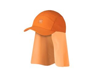 Children's 5 Panel Sun Hat Buff Desert Solid Orange 51x56 cm