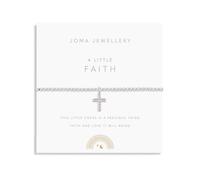Joma A Little Faith Silver Cross Children's Bracelet - Silver