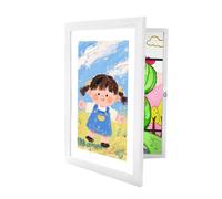 Children's A4 folding art frame, multi-picture kids' frame, hinged display frame