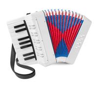 Children's Accordion, Accordion, 17 Keys, 8 Bass Children's Accordion with Adjustable Strap, Lightweight and Environmentally Friendly (Black), Suitable for Beginners, a Gift for Children's Day