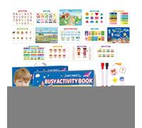 Children's Activity Books - Educational Learning Toy,Children Educational Activity - for Kids Boys Home Preschool Kindergarten Car Airplane Travel