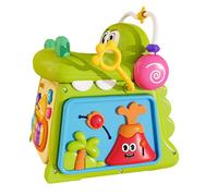 Children's Activity Cube | Interactive and Playful Crocodile Game Musical Instruments Ideal for School Nursery Travel Birthday Halloween Gift Boys
