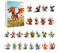 Children's Advent Calendar 2D Interesting Phone Charging Port Dirt Proof Plug Countdown Calendar Set Cute Acrylic Collectible Phone Decoration (24pcs) (C, 28x16cm)