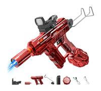 Children's And Adult Electric Water Guns, Large Capacity Water Guns, With a Range Of 10 Meters,Automatic Water Absorption, Continuous Shooting for 40 Minutes, Very Suitable for Outdoor Combat (Red)