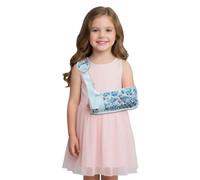 Children's Arm Sling - Support Stabiliser for Wrist/Elbow/Shoulder Injuries, Seamless Fit for Left and Right Hands (Gray, M)