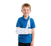 Children's Arm Sling - Support Stabiliser for Wrist/Elbow/Shoulder Injuries, Seamless Fit for Left and Right Hands (Rainbow, S)