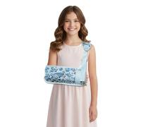 Children's Arm Sling - Support Stabiliser for Wrist/Elbow/Shoulder Injuries, Seamless Fit for Left and Right Hands (Gray, L)