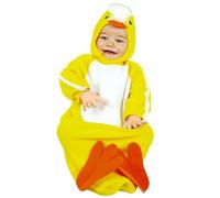 Children's Baby Bunting Chick Costume for Animal Jungle Farm Fancy Dress
